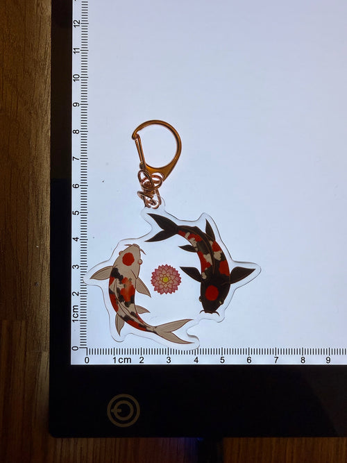 Charm - Yin and Yang Koi