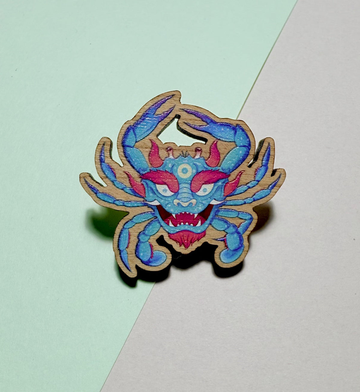 Pin - Samurai Crab (Blue Swimmer x Dragon)