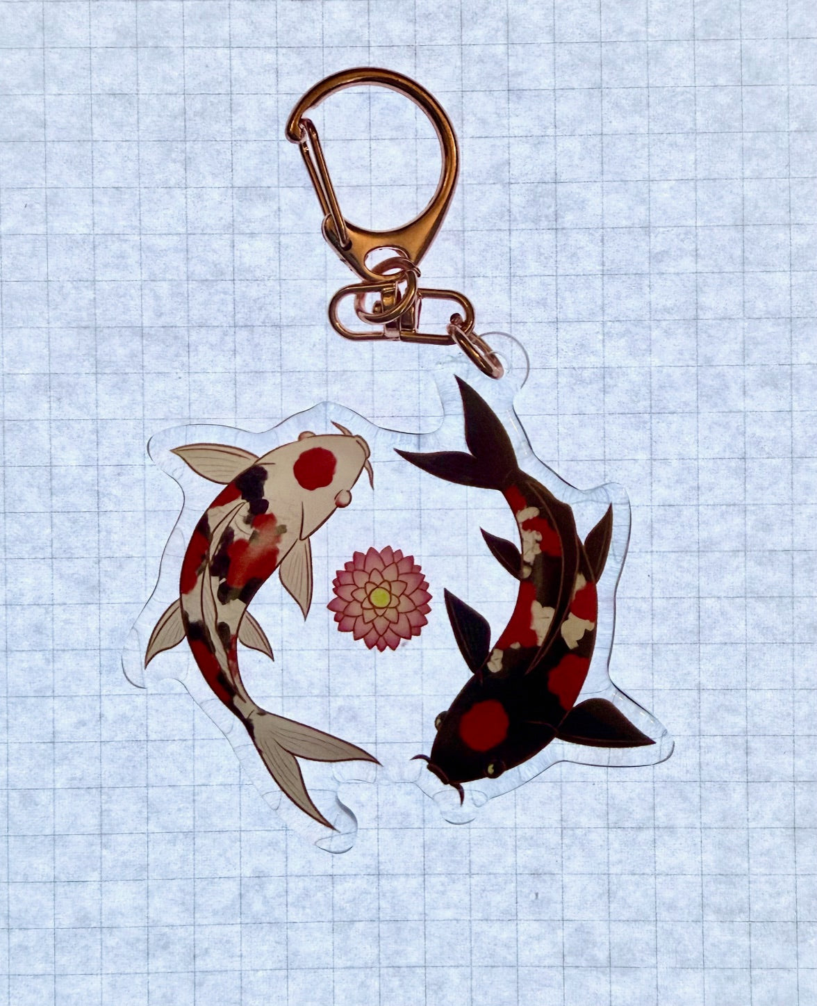 Charm - Yin and Yang Koi
