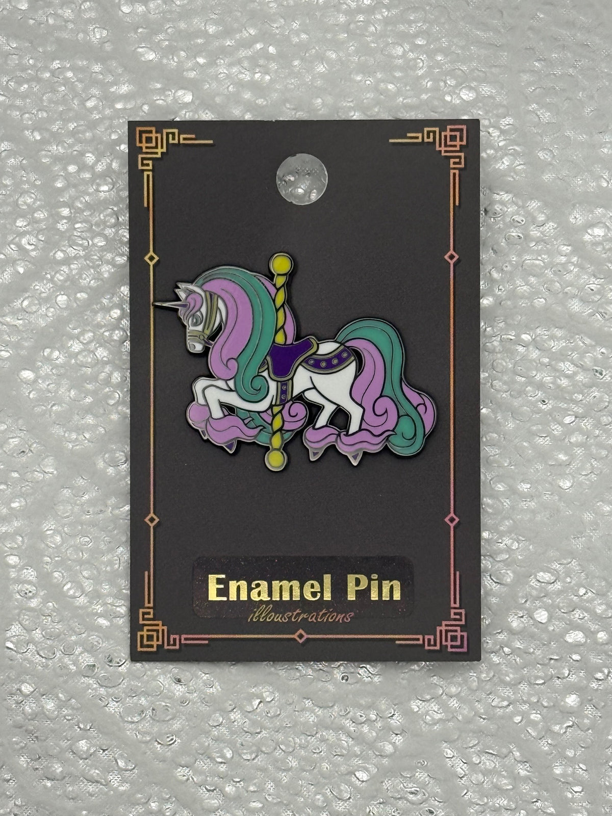 Enamel Pin - Carousel Unicorn