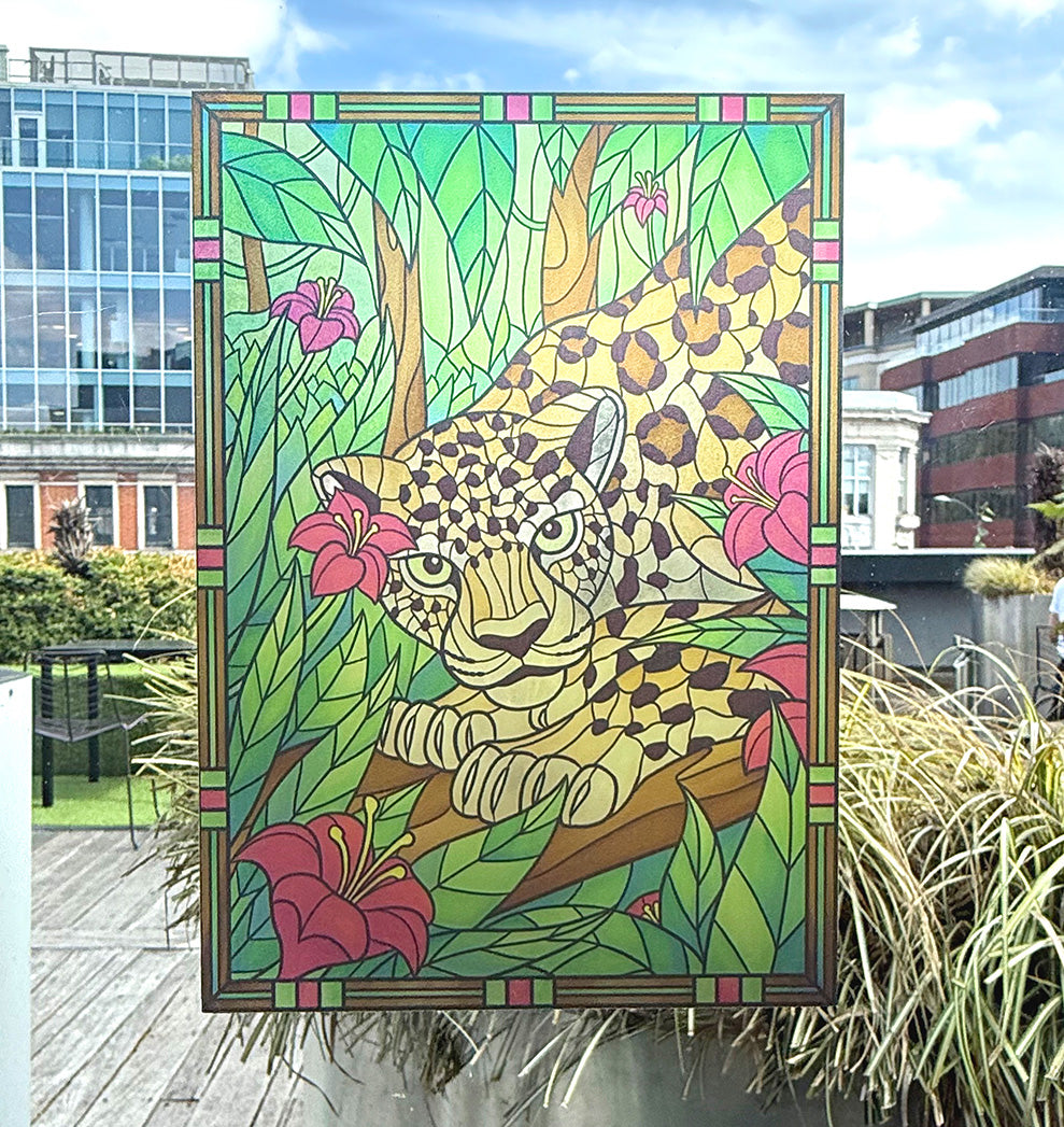 Stained Glass - Jaguar Jungle