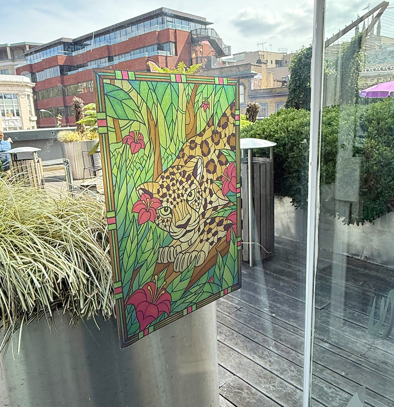 Stained Glass - Jaguar Jungle