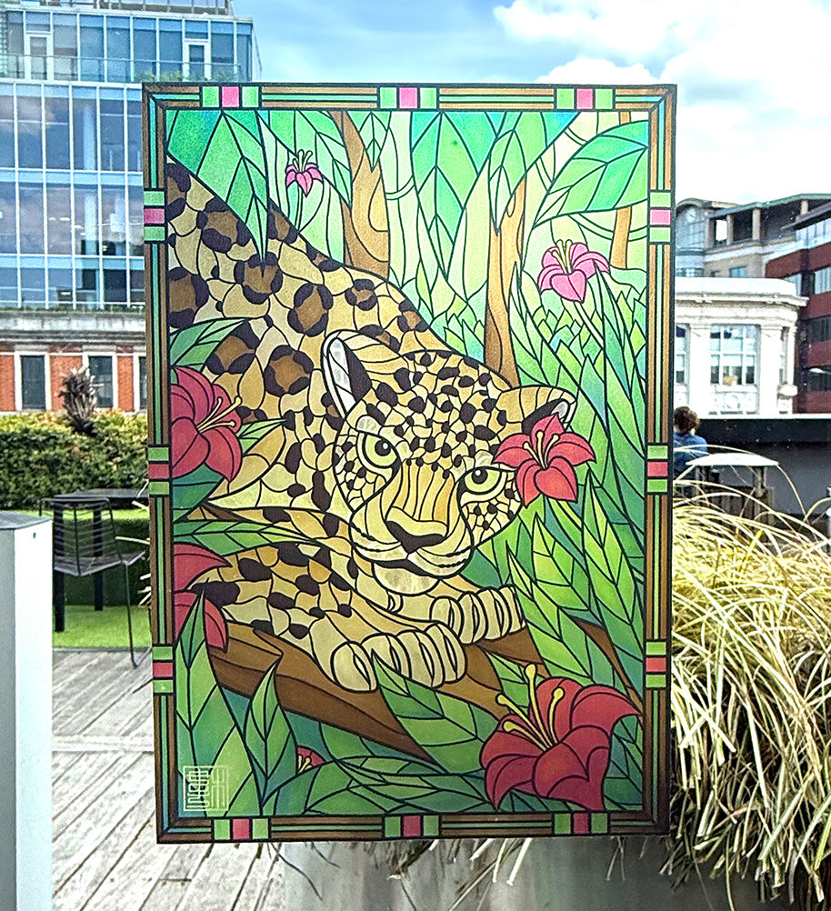 Stained Glass - Jaguar Jungle