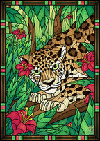 Stained Glass - Jaguar Jungle