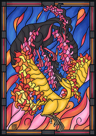 Stained Glass - Dark Fyre