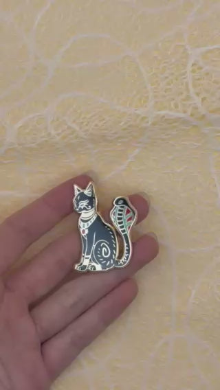 Enamel Pin - Bastet x Wadjet