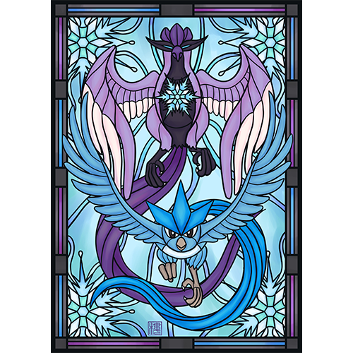 Stained Glass - Mystical Ice