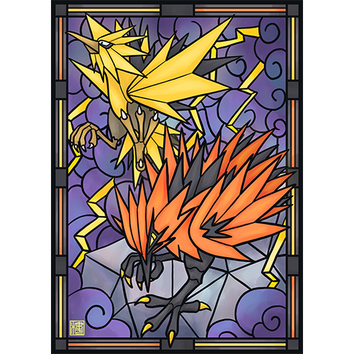 Stained Glass - Thunderbirds
